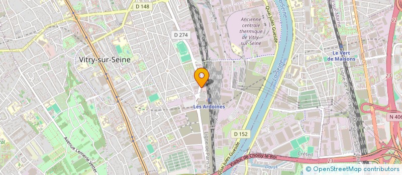 localisation de l'entreprise L'OPTIQUE SCIENTIFIQUE à VITRY-SUR-SEINE