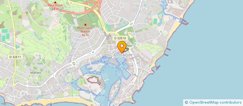localisation de l'entreprise L'OPYUS  AGDE