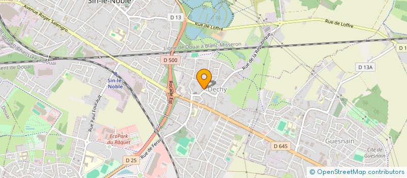 localisation de l'entreprise L'OR BLANC  DECHY