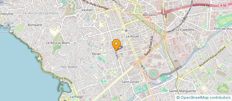 localisation de l'entreprise L'OR BLEU  MARSEILLE