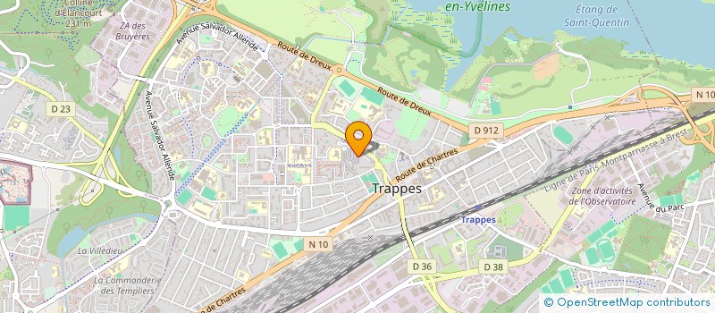 localisation de l'entreprise L'OR DALI  TRAPPES