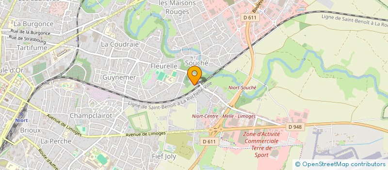 localisation de l'entreprise L'OR DE L'OLIVE  NIORT