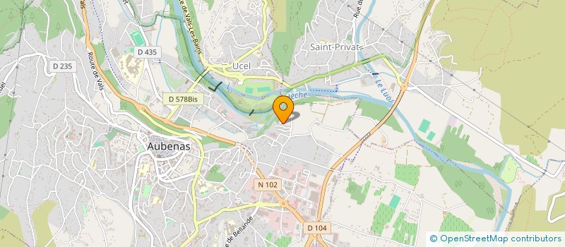 localisation de l'entreprise L'OR DECHCHTIS à AUBENAS