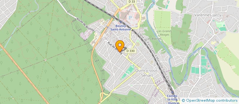 localisation de l'entreprise L'OR DES AS à QUINCY-SOUS-SENART