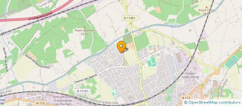 localisation de l'entreprise L'OR DES MAINS MULTIREFLEXOLOGIE DIEN CHAN à LUNEL