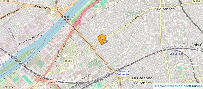 localisation de l'entreprise L'OR EN TOI à COLOMBES