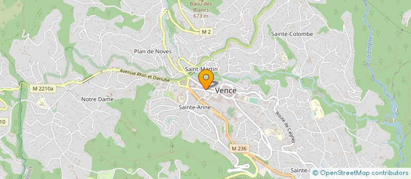localisation de l'entreprise L'OR ENZO  VENCE