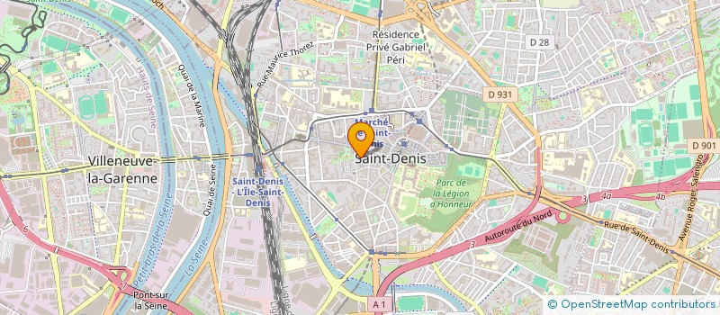 localisation de l'entreprise L'OR NOIR à SAINT-DENIS