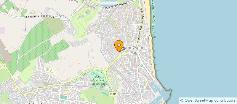 localisation de l'entreprise L'OR-TENSIA à SAINT-CYPRIEN