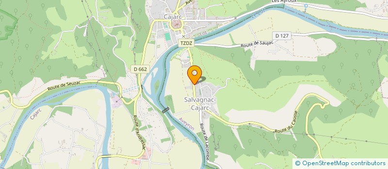 localisation de l'entreprise L'OR VERT DE PENAS ROIAS  SALVAGNAC-CAJARC