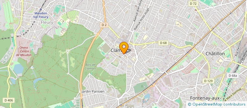 localisation de l'entreprise L'OR-YAN à CLAMART