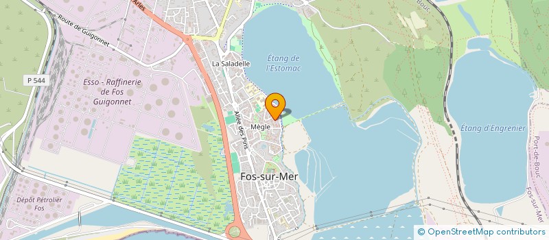 localisation de l'entreprise L'ORACLE DES PIERRES  FOS-SUR-MER