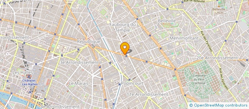 localisation de l'entreprise L'ORAGE  PARIS