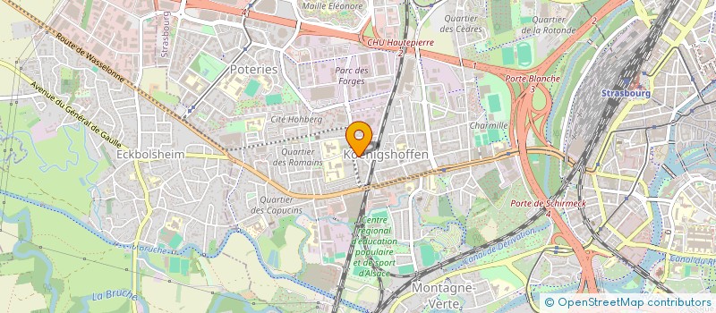 localisation de l'entreprise L'ORAGE à STRASBOURG