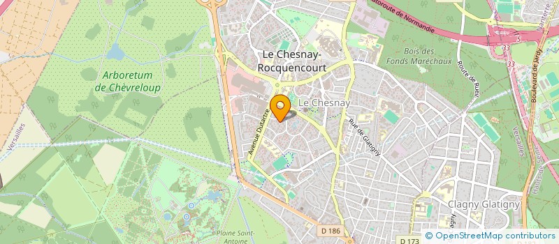 localisation de l'entreprise L'ORAL, UN ATOUT à LE CHESNAY-ROCQUENCOURT