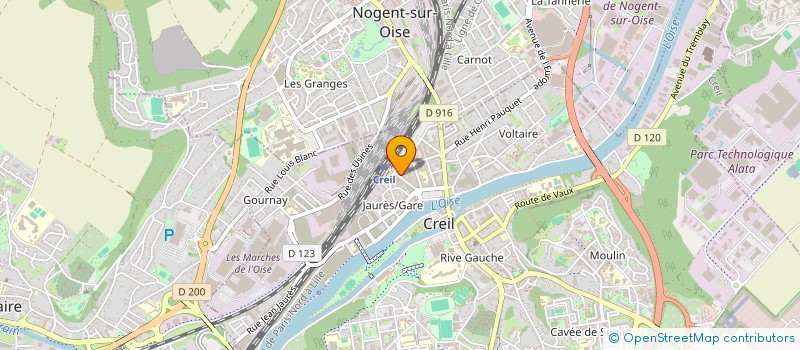 localisation de l'entreprise L'ORANAISE à CREIL