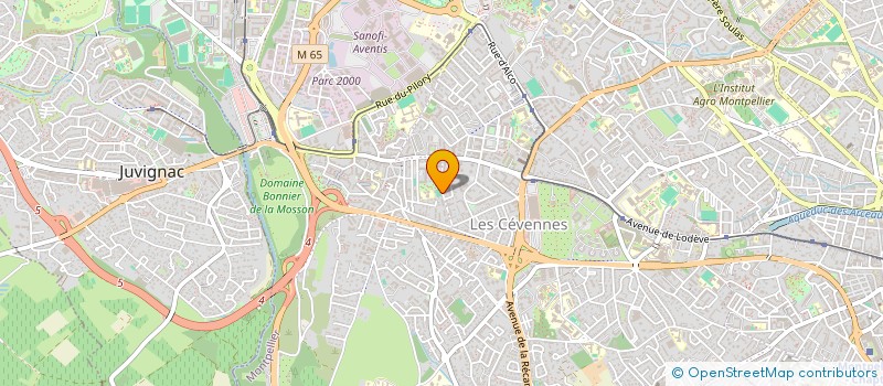 localisation de l'entreprise L'ORANAISE à MONTPELLIER