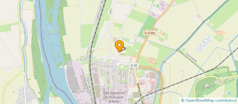 localisation de l'entreprise L ORANGE BLEUE à ARLES