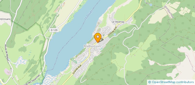 localisation de l'entreprise L'ORANGE BLEUE  MALBUISSON