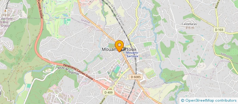 localisation de l'entreprise L'ORANGE DOUCE à MOUANS-SARTOUX