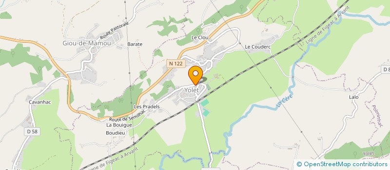 localisation de l'entreprise L'ORANGE MECA FRITE à YOLET