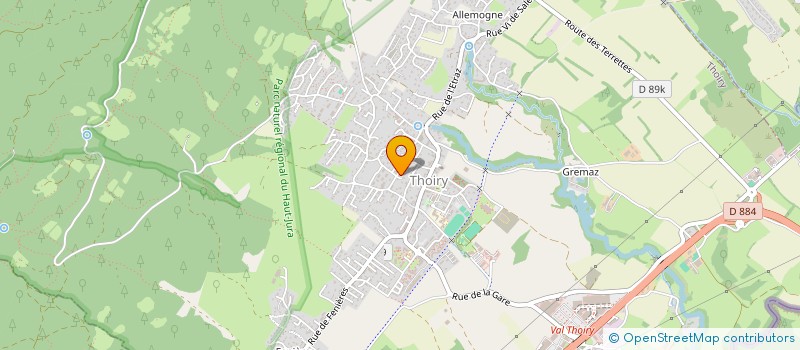 localisation de l'entreprise L'ORANGER  THOIRY