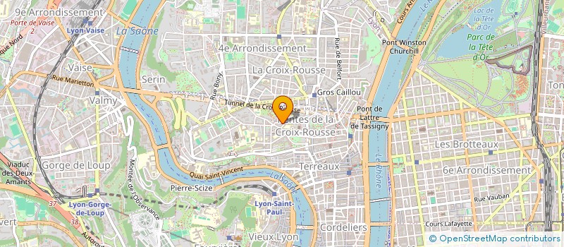 localisation de l'entreprise L'ORANGER à LYON