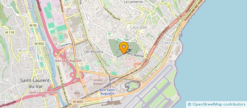 localisation de l'entreprise L ORANGERAIE à NICE