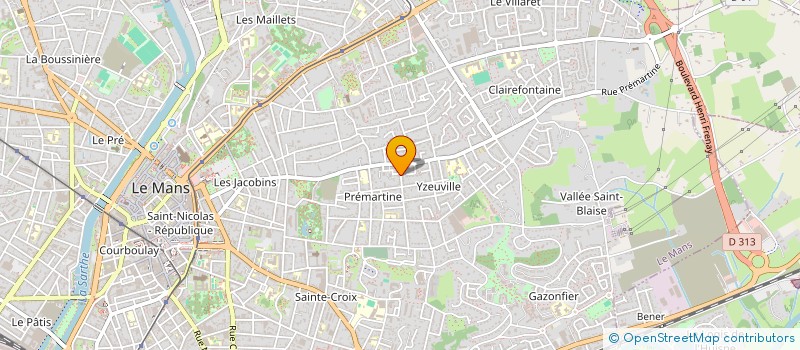 localisation de l'entreprise L ORANGERAIE à LE MANS