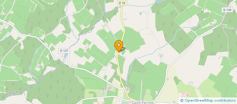 localisation de l'entreprise L ORANGERAIE  SAINT-FERME