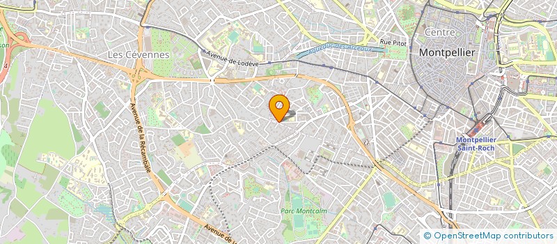 localisation de l'entreprise L'ORANGERAIE à MONTPELLIER