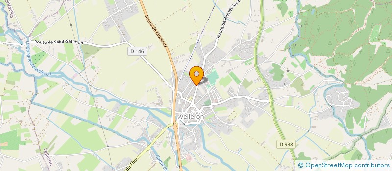 localisation de l'entreprise L'ORANGERAIE  VELLERON