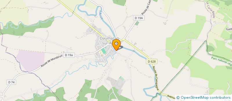 localisation de l'entreprise L'ORANGERAIE à DAUMAZAN-SUR-ARIZE
