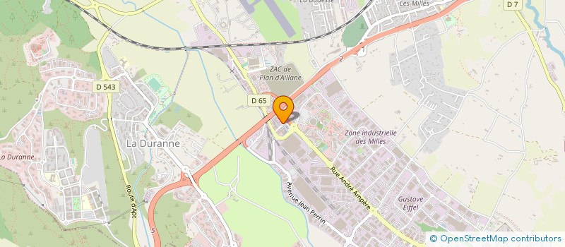 localisation de l'entreprise L'ORANGERAIE GESTION  AIX-EN-PROVENCE