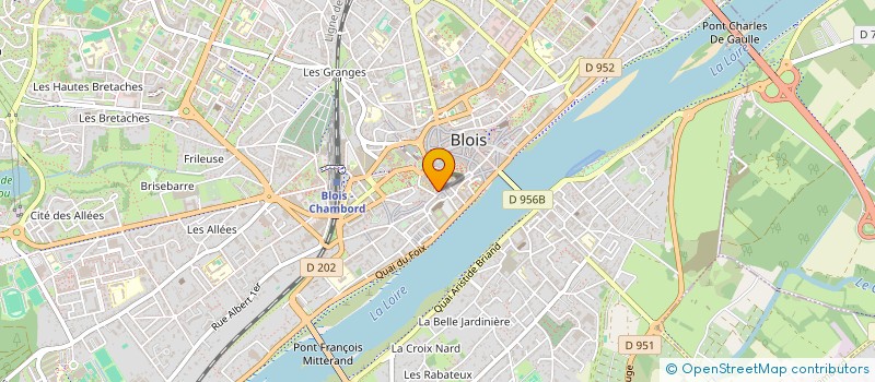 localisation de l'entreprise L'ORANGERIE à BLOIS