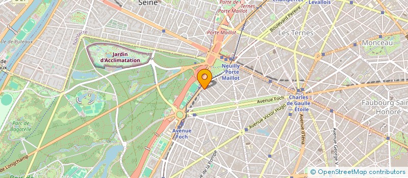 localisation de l'entreprise L'ORANGERIE à PARIS