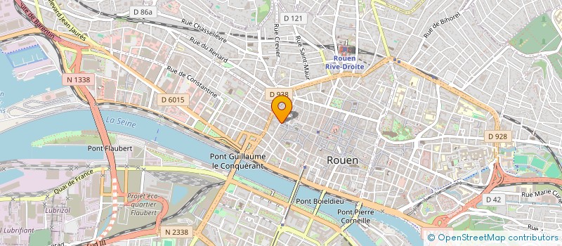 localisation de l'entreprise L ORANGERIE à ROUEN