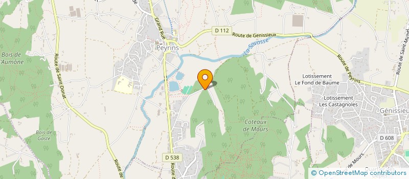 localisation de l'entreprise L'ORANGERIE  PEYRINS