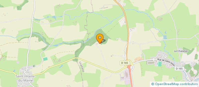 localisation de l'entreprise L'ORANGERIE  CHAILLAND