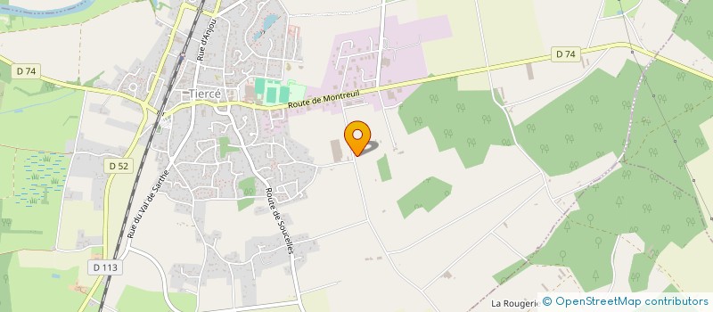 localisation de l'entreprise L'ORANGERIE à TIERCE