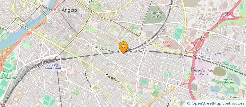 localisation de l'entreprise L'ORBE DE SLY à ANGERS