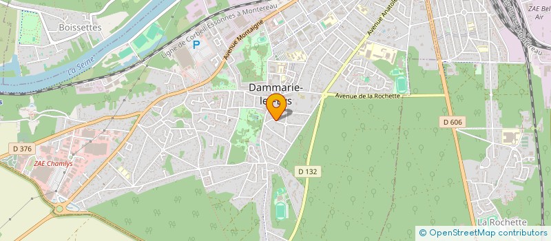 localisation de l'entreprise L'ORBONNAISE à DAMMARIE-LES-LYS