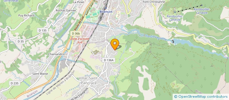 localisation de l'entreprise L'ORCEYRETTE  VILLAR-SAINT-PANCRACE