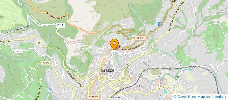 localisation de l'entreprise L ORCHIDEE  GRASSE