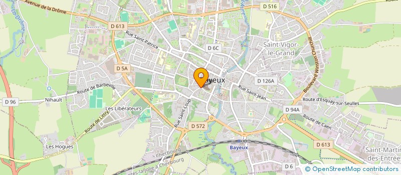 localisation de l'entreprise L'ORCHIDEE  BAYEUX