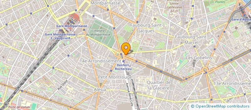 localisation de l'entreprise L'ORCHIDEE  PARIS