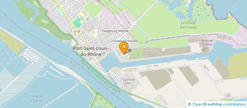 localisation de l'entreprise L'ORCHIDEE à PORT-SAINT-LOUIS-DU-RHONE