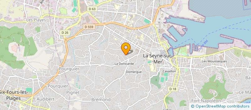 localisation de l'entreprise L'ORCHIDEE à LA SEYNE-SUR-MER
