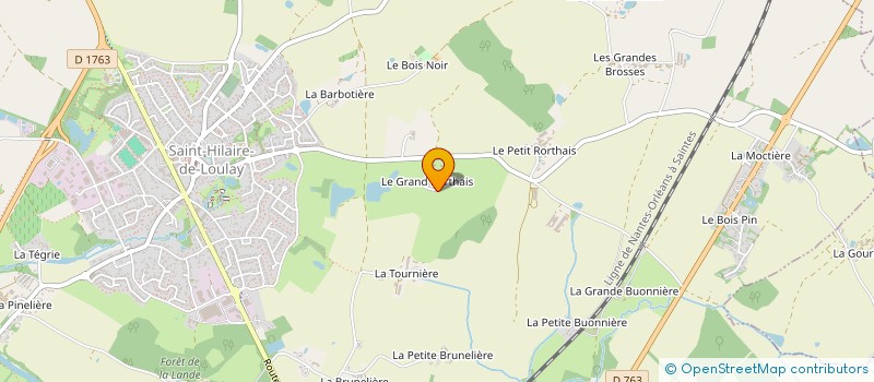 localisation de l'entreprise L'ORCHIDEE à MONTAIGU-VENDEE