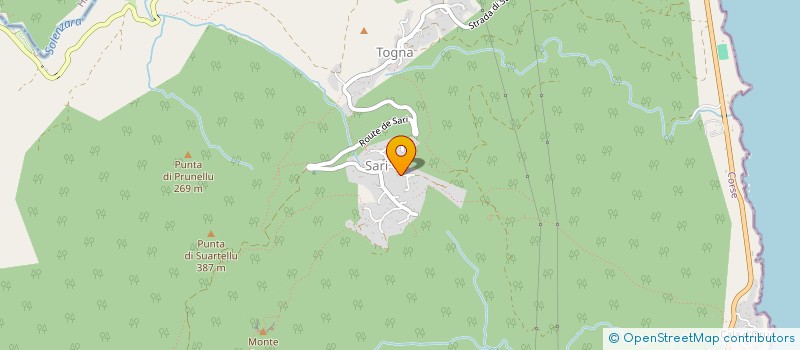 localisation de l'entreprise L'ORCHIDEE à SARI-SOLENZARA